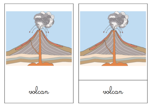 Structure d'un volcan