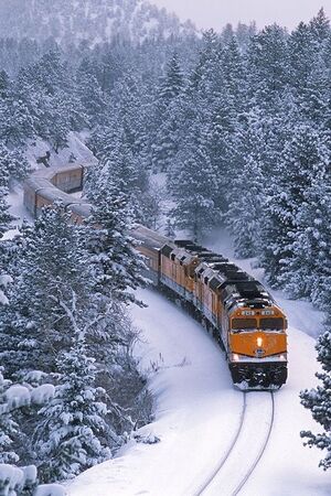 story life trains winter japan snow