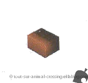 boite en carton - animal crossing DS