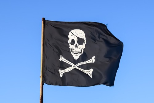 Un drapeau pirate