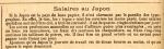 salaires au japon Documents d'Archives アーカイブ