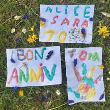 Joyeux anniversaire confiné Alice et Sara !