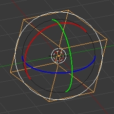 Le cercle blanc des outils de rotation