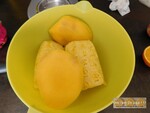 Pavlova aux fruits jaunes