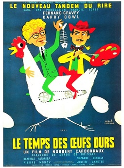 LE TEMPS DES OEUFS DURS BOX OFFICE FRANCE 1958