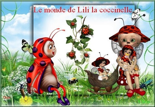 Défi fée capucine "Le monde de Lili la Coccinelle"