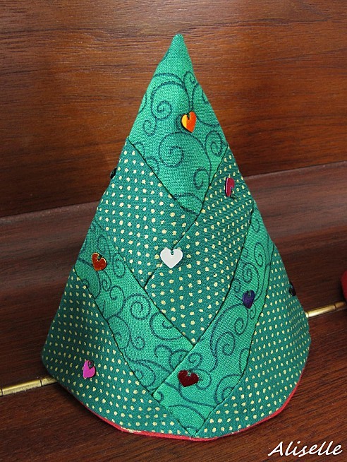 tuto sapin de noel en patchwork