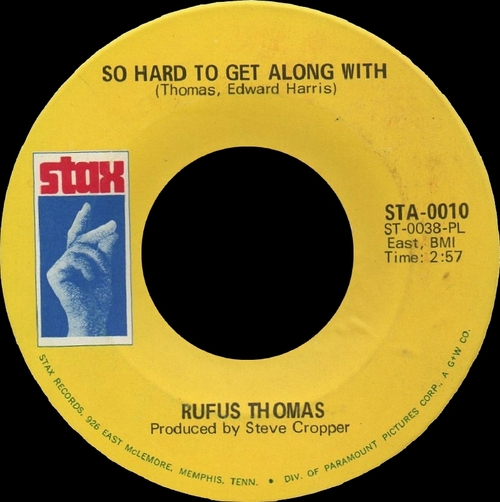 Rufus Thomas : Album " May I Have Your Ticket Please " Unreleased LP Stax Records STS 2022 [ US ] 1969 / SB Records DP 40 [ FR ]