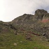 Montée Est-Sud-Est vers la crête Nord du pico Royo