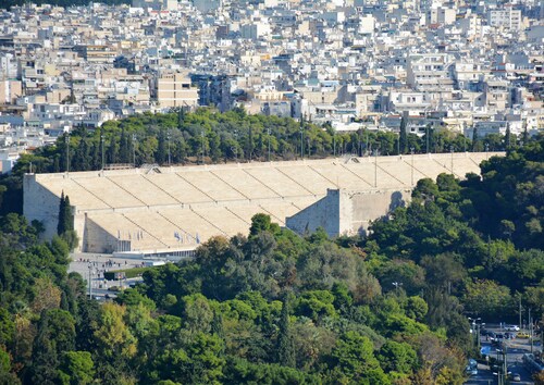 Vue de l'acropole d'Athènes