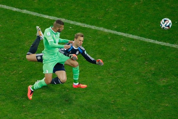 Lundi 30.6.2014 à Porto Alegre Allemagne-EN 2-1 après prolongations