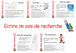 PROJET ATELIERS ECRITURE