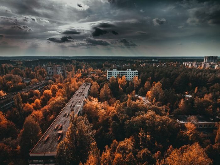 Tchernobyl en Ukraine fait partie des destinations touristiques les plus dangereuses du monde.