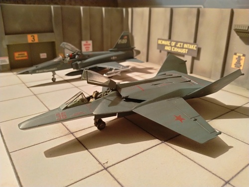 Un décor pour maquettes d'avions au 1/72