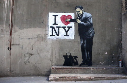 « Vous embellissez les murs » Mr Banksy