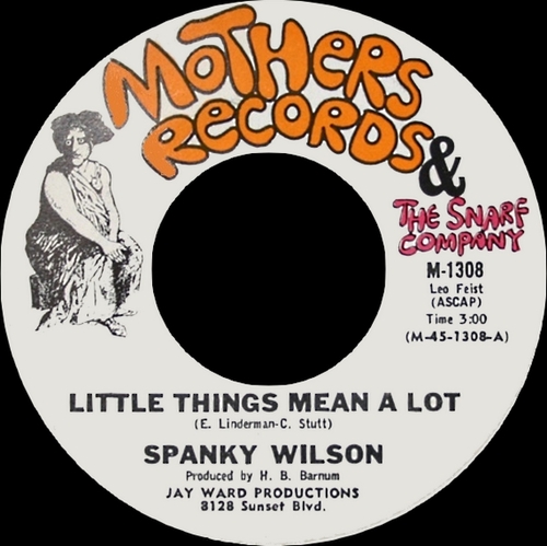 Spanky Wilson : Album " Spanky, Doin' It " Mothers Records & The Snarf Company MRS-71 [ US ]