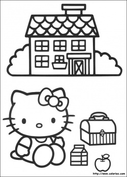 coloriage kitty