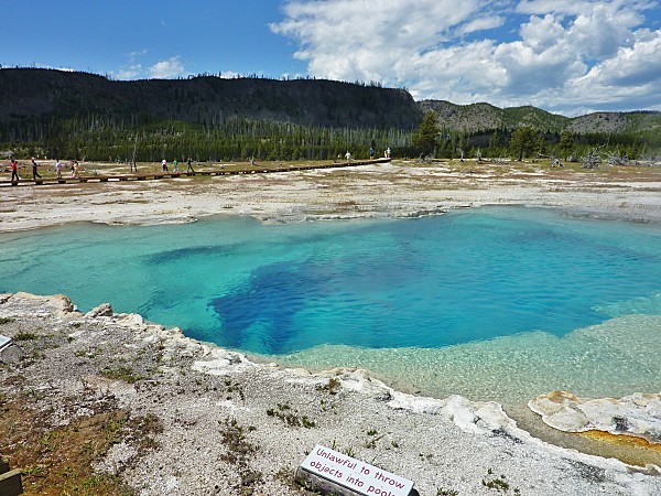 Jour 10 Yellowstone Biscuit Basin Sapphire Pool