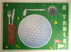 Set de table "golf"