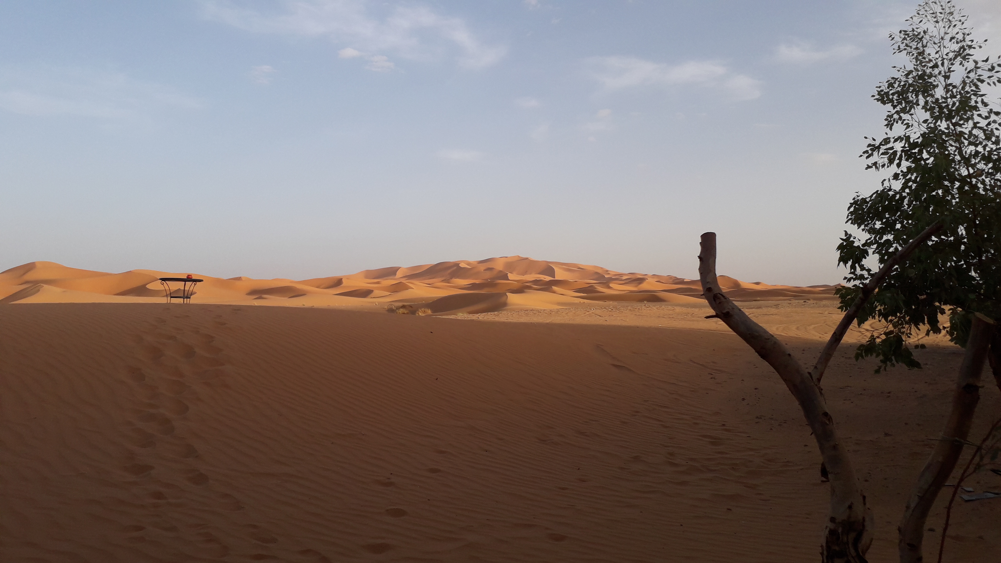 Depuis l'auberge des Dunes d'or