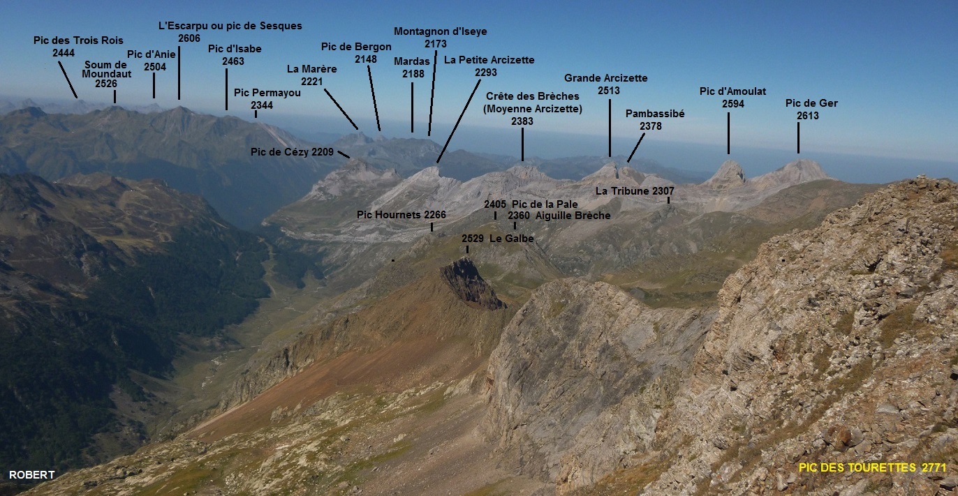 Plus Haut Sommet Des Pyrenees Atlantiques Sommets de 2000 mètres et plus dans les Pyrénées-Atlantiques - Robert et  les Pyrénées