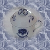 petit pot porcelaine de Chantilly