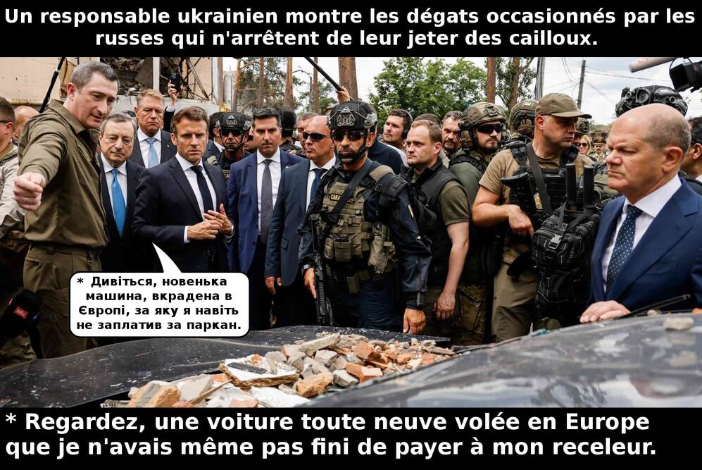 Macron a trouvé son nouveau Benalla en Ukraine.