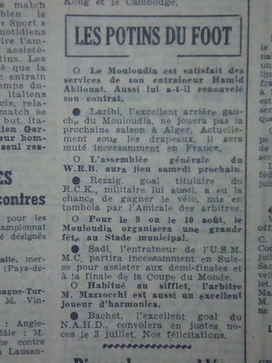 Akliouat Hamid dit Hamid Bordeaux entraineur