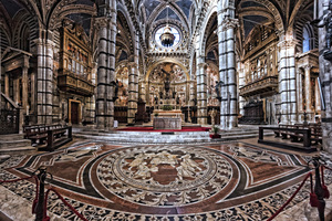 mosaîque Duomo Sienne