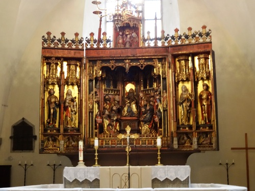 Tallinn en Estonie: autour de l'église du Zaint Esprit (photos)