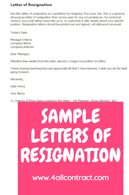 sample letters of resignation from a job, sample letter of resignation at work, writing a letter of resignation sample, sample letter of resignation from work,
