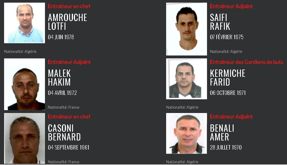 KERMICHE FARID Entraîneur des Gardiens de buts de la Réserve