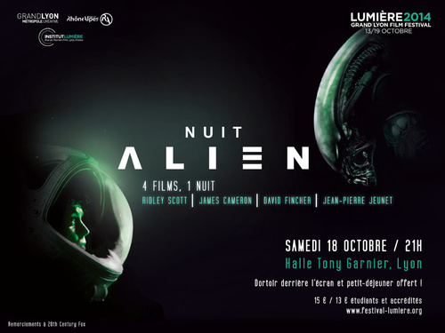 Festival Lumière 2014 : Achetez vos billets pour la Nuit Alien