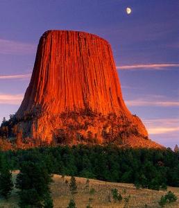 Devil's Tower in Wyoming
