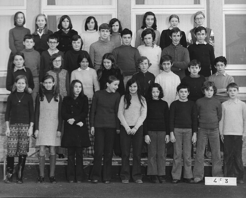 Journal 1974 d'un garçon du lycée de l'Harteloire (Brest)