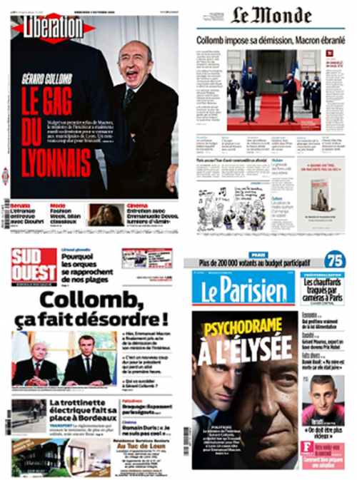 La débandade de la Macronie