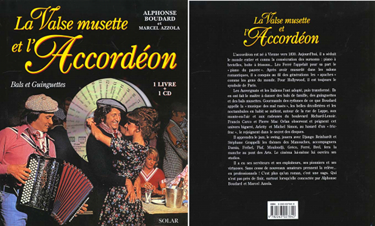 Alphonse Boudard & Marcel Azzola, La valse musette et l'accordéon, Solar,  1999 - le blog d'alexandre clement