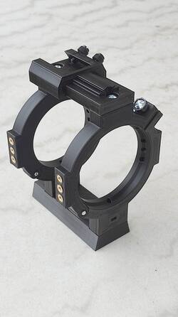 Bracket system for Samyang / Rokinon 135 f:2 telephoto lens