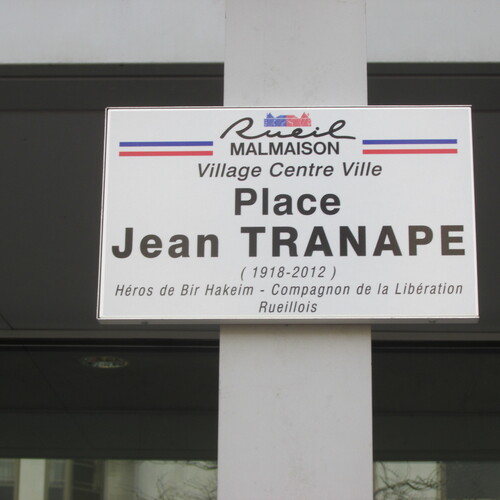 * Inauguration de la place Jean TRANAPE à Rueil Malmaison