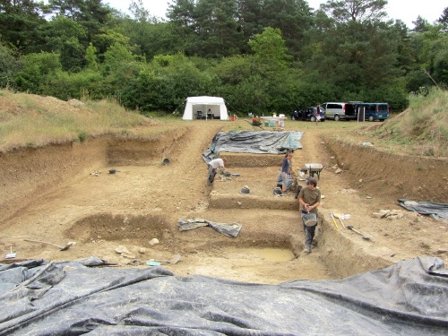 Dernières fouilles sur l'oppidum du Mont Lassois de Vix