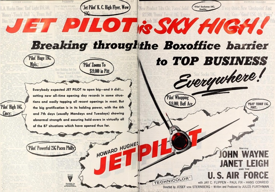 JET PILOT box office usa 1957