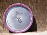bouton violet dos