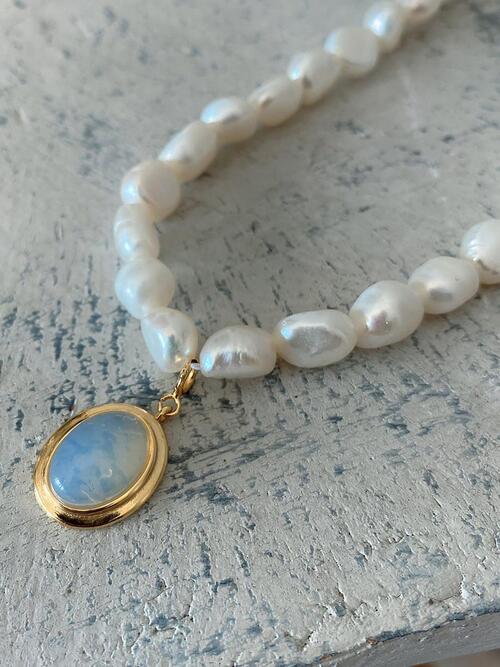 shestar wholesale shaped beads opal pendant necklace