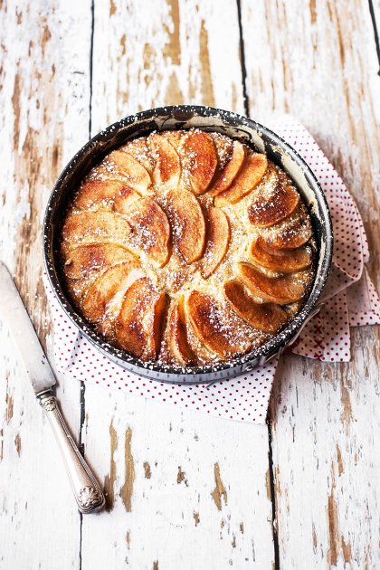 Gâteau aux pommes et poudre d'amande