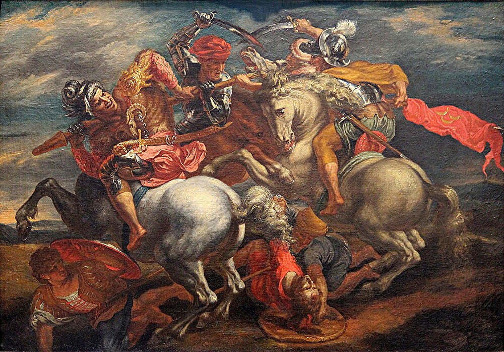 Hommage à Léonard de Vinci / la bataille d'Anghiari ( 1602)