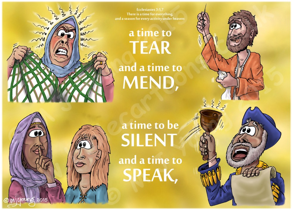 Ecclesiastes 03 - A time for everything - Scene 06 - Tear, mend, silent, speak