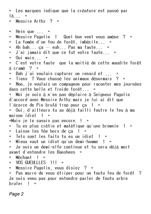 LLPO Chapitre I ; L'Armure, la Noix et l'Ermite des Forêts