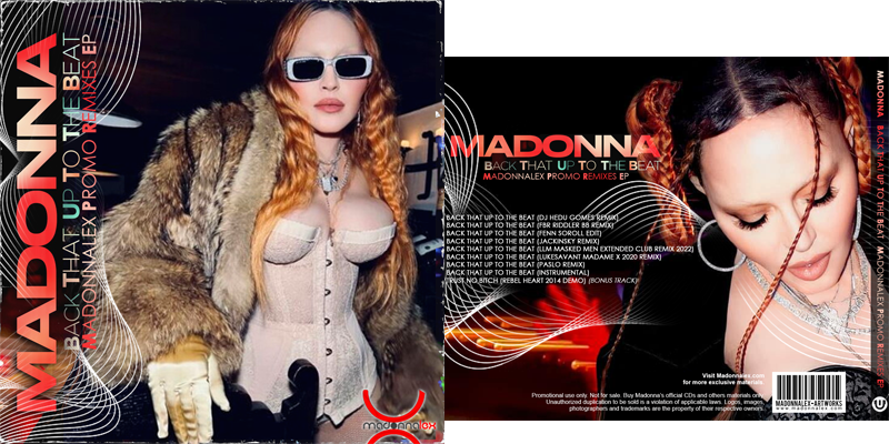Back That Up To The Beat (Release Promo Remixes EP par Madonnalex)