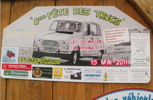 Plaques de Rallye 2011