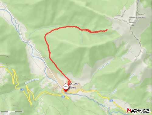 Aulus-les-Bains / Direction Col Dret par le GRP 